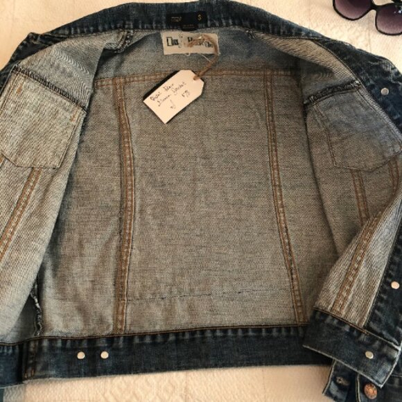 Feminist Art Denim Jacket “Fatal Flaw” Handcrafted | One of a Kind - Picture 11 of 16